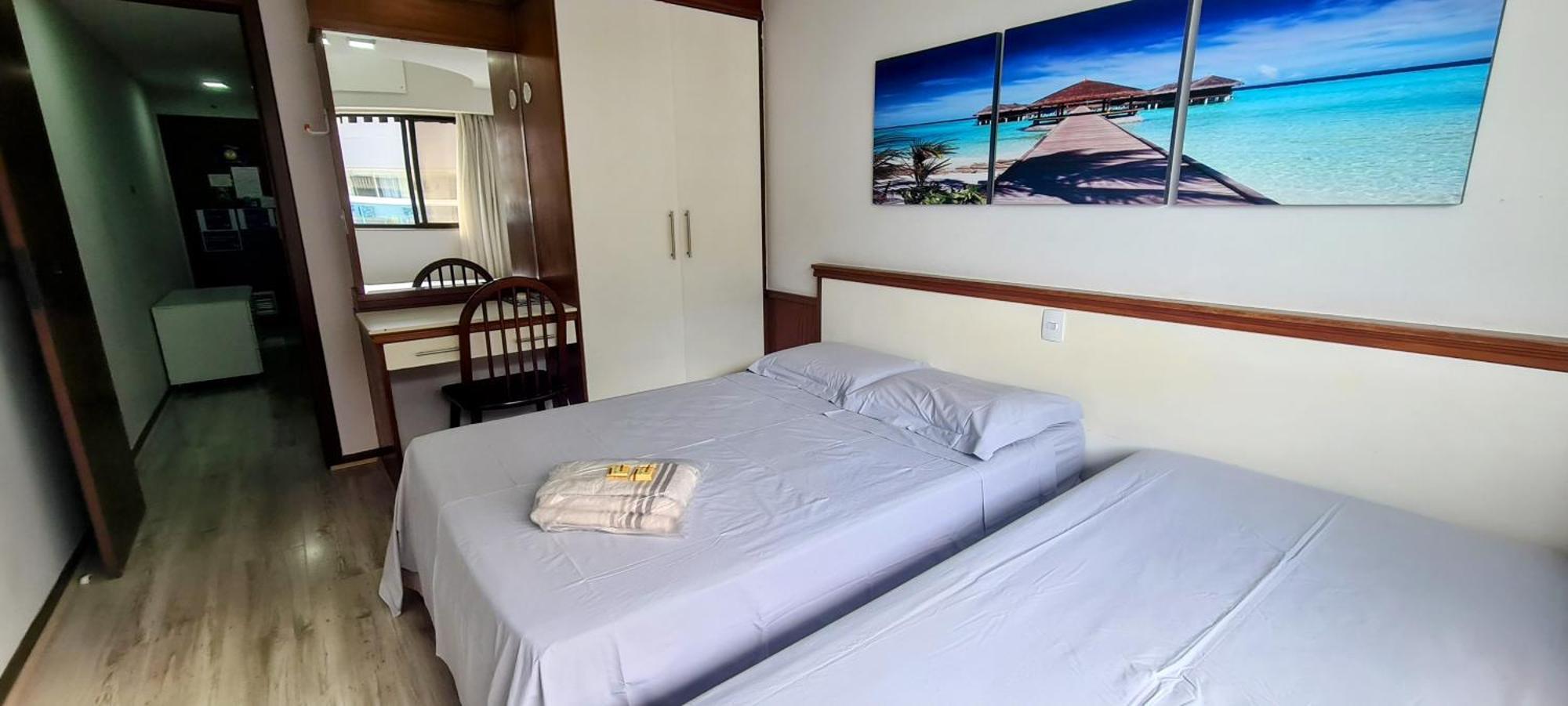 Flat Pasárgada 812, Free Bikes, pé na praia Vila Velha  Esterno foto