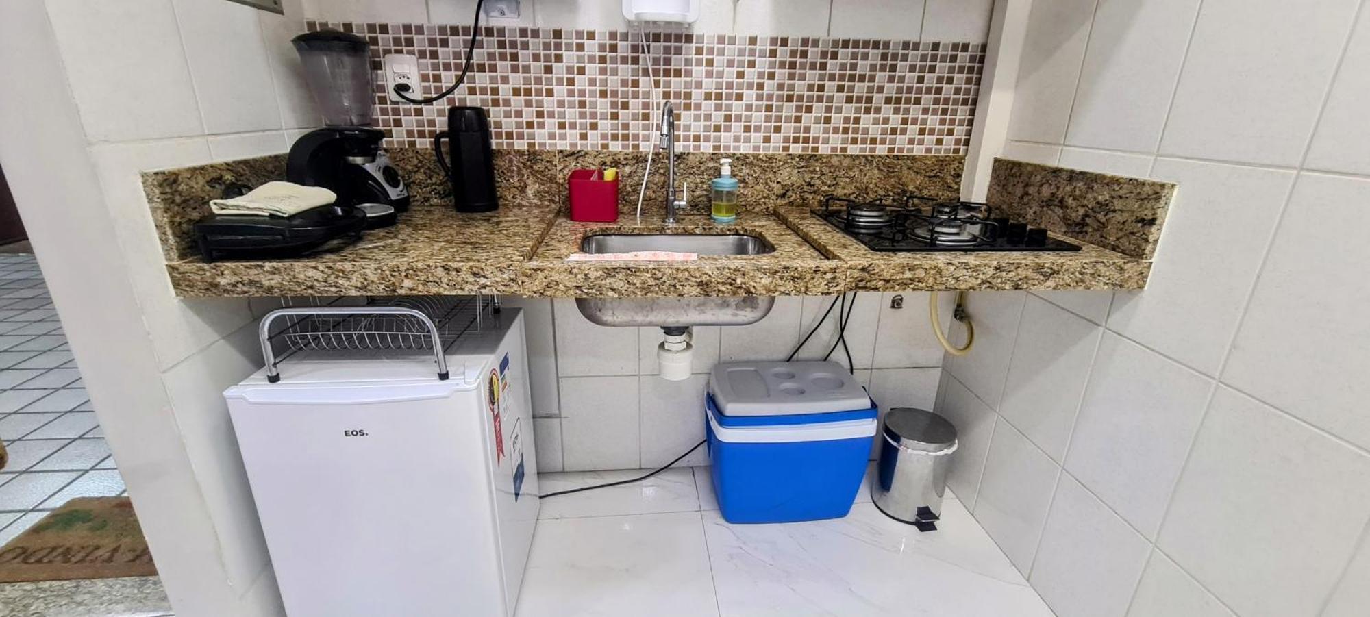 Flat Pasárgada 812, Free Bikes, pé na praia Vila Velha  Esterno foto