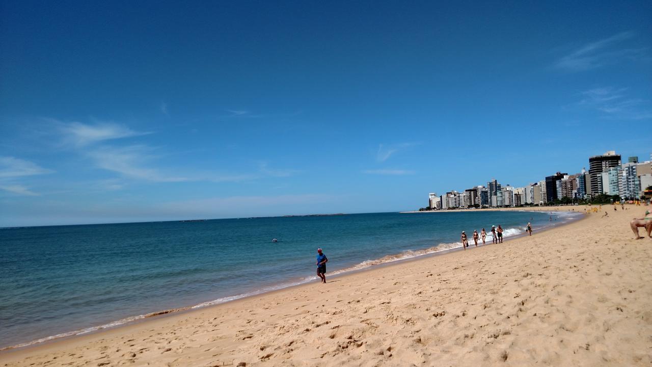 Flat Pasárgada 812, Free Bikes, pé na praia Vila Velha  Esterno foto