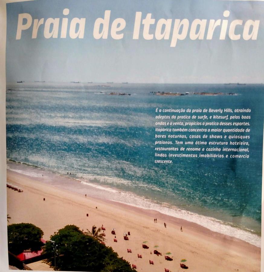 Flat Pasárgada 812, Free Bikes, pé na praia Vila Velha  Esterno foto