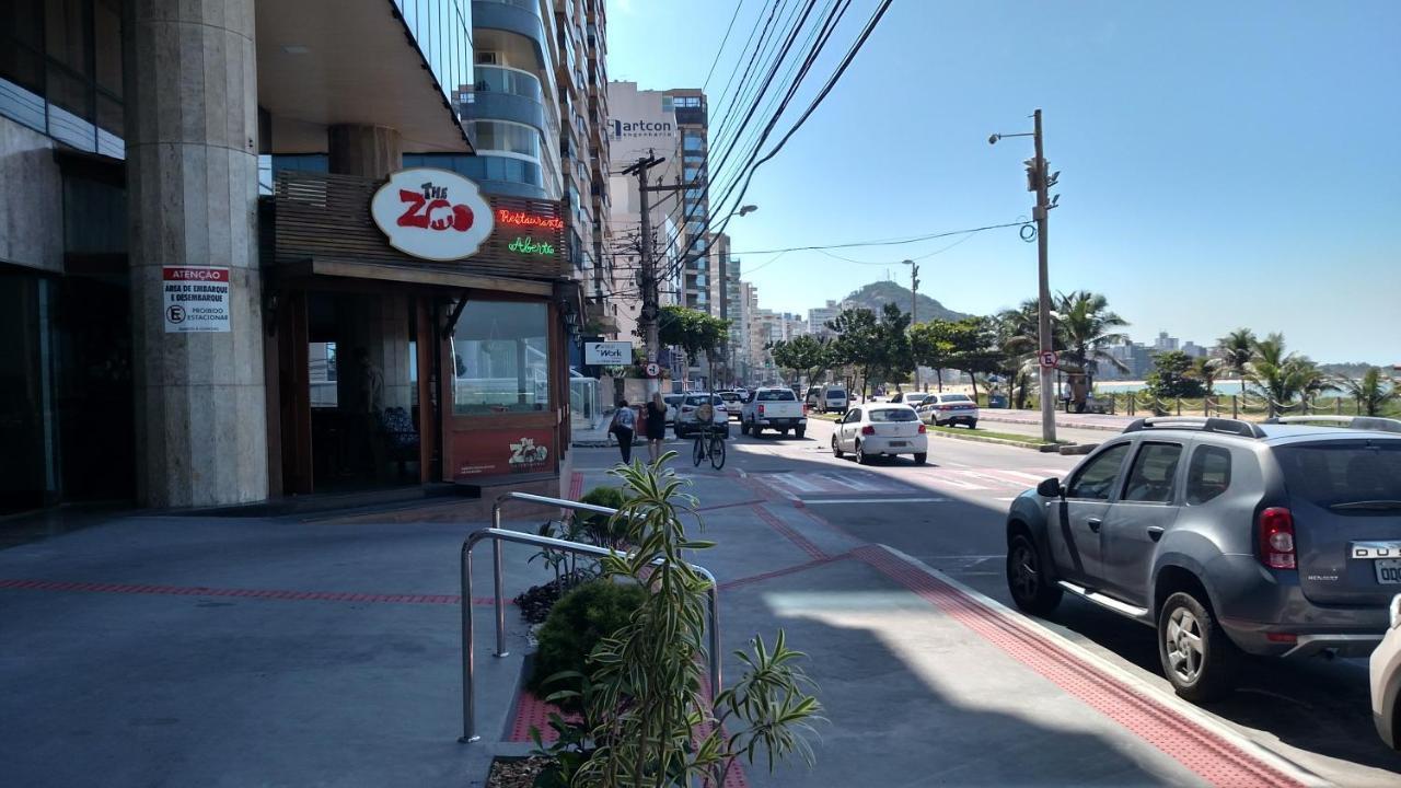Flat Pasárgada 812, Free Bikes, pé na praia Vila Velha  Esterno foto