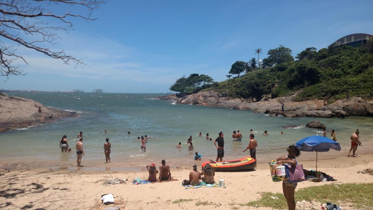 Flat Pasárgada 812, Free Bikes, pé na praia Vila Velha  Esterno foto