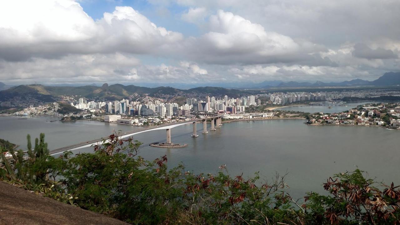 Flat Pasárgada 812, Free Bikes, pé na praia Vila Velha  Esterno foto