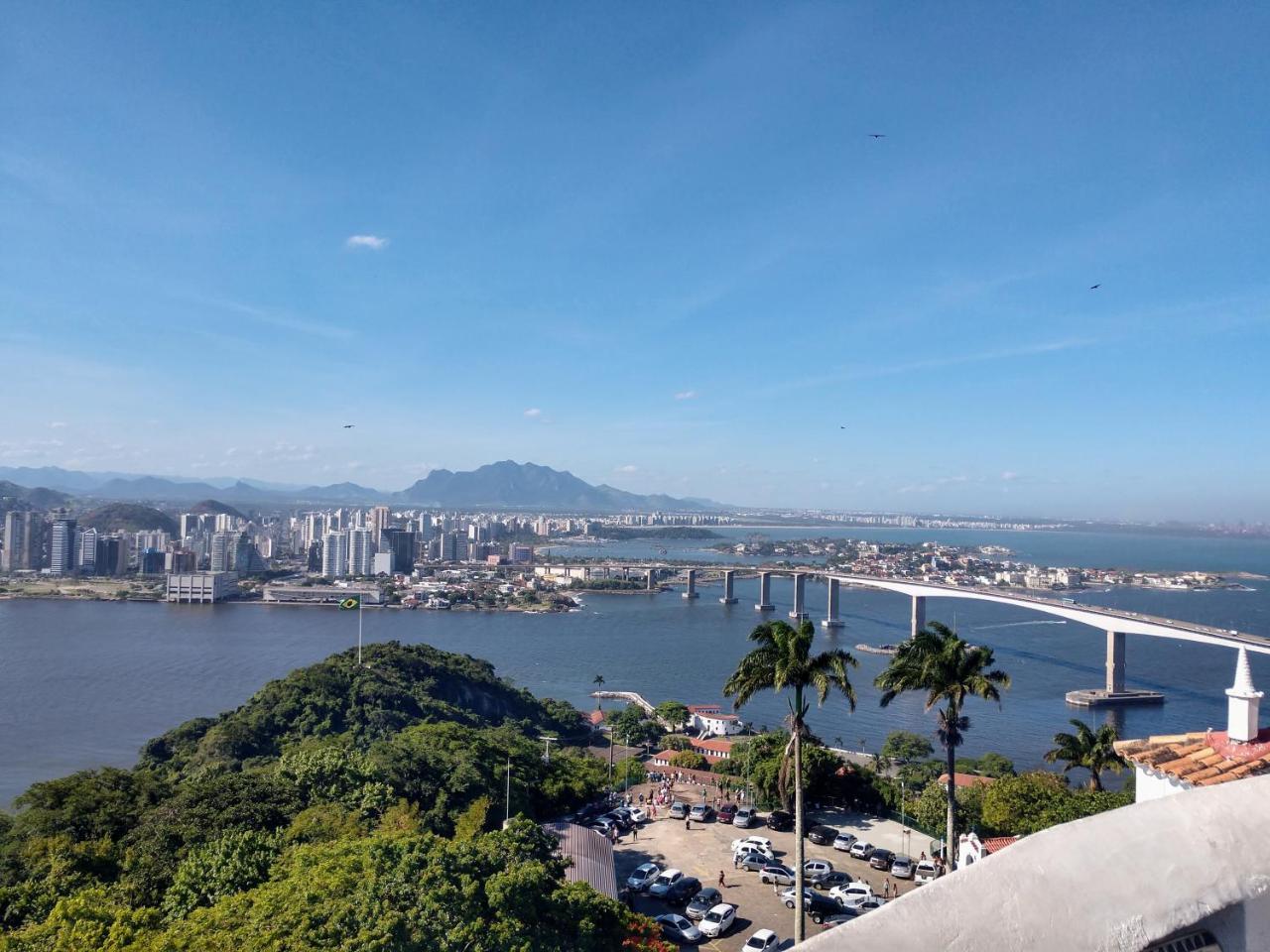 Flat Pasárgada 812, Free Bikes, pé na praia Vila Velha  Esterno foto